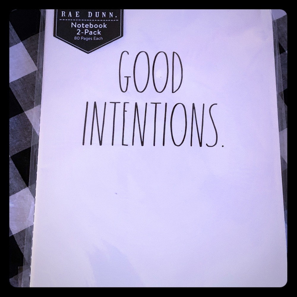 Rae Dunn set of 2 notebooks